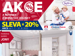 Akce SEFIR - Nábytek Mikulík léto 2025