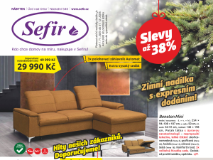 Akce - Nábytkáři Čech a Moravy - zima 2025