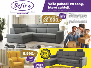 Akce SEFIR CZ Nábytkář únor 2026