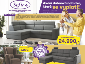 Akce SEFIR CZ Nábytkář duben-květen 2026